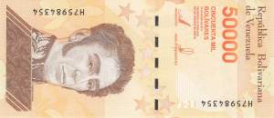 50000 Bolivares 2019